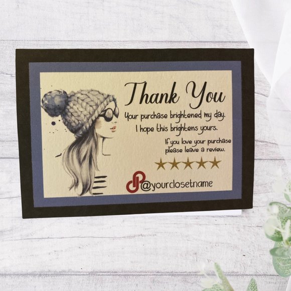 Thank You Card  (set of 100) - Picture 1 of 9